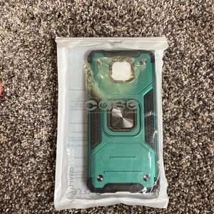 Moto G Power 2021 case, dark greeen
